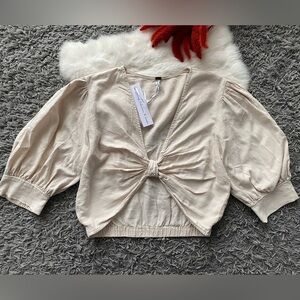 Young Fabulous & Broke (YFB) Linen-Blend Knot To